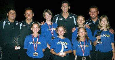 Der achtköpfige Kader des BSV Friedrichshafen räumte beim adidas Cup mächtig ab.